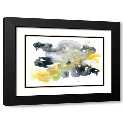 Lunar Veil IV Black Modern Wood Framed Art Print with Double Matting by Vess, June Erica