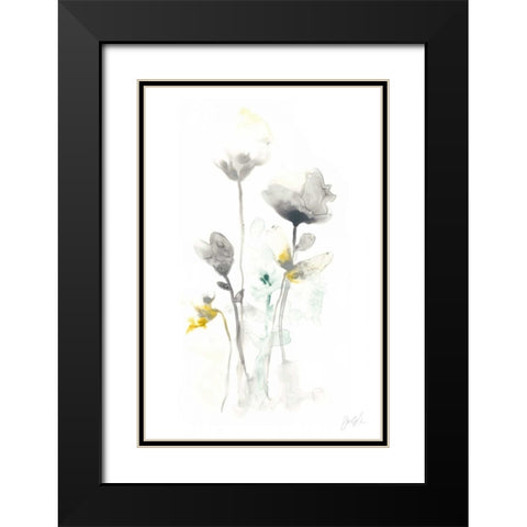 Stem Illusion I Black Modern Wood Framed Art Print with Double Matting by Vess, June Erica