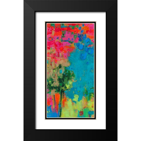 The Peacock Black Modern Wood Framed Art Print with Double Matting by Bothne, Janet