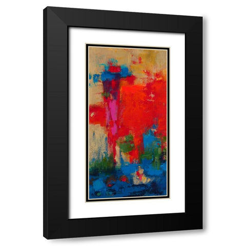 Totem Black Modern Wood Framed Art Print with Double Matting by Bothne, Janet