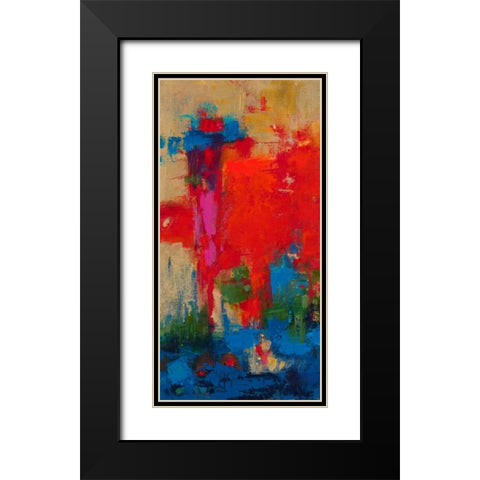 Totem Black Modern Wood Framed Art Print with Double Matting by Bothne, Janet