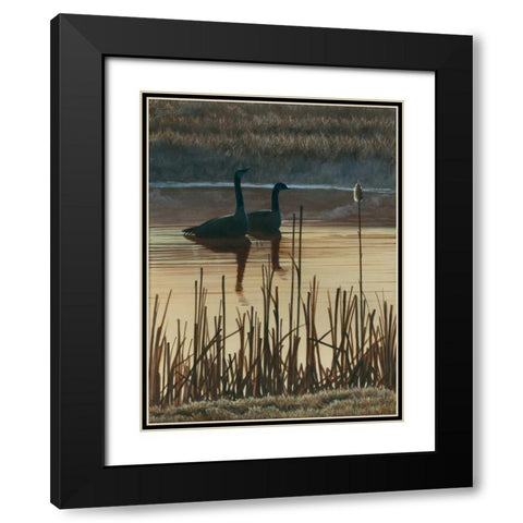 First Light I Black Modern Wood Framed Art Print with Double Matting by Szatkowski, Fred