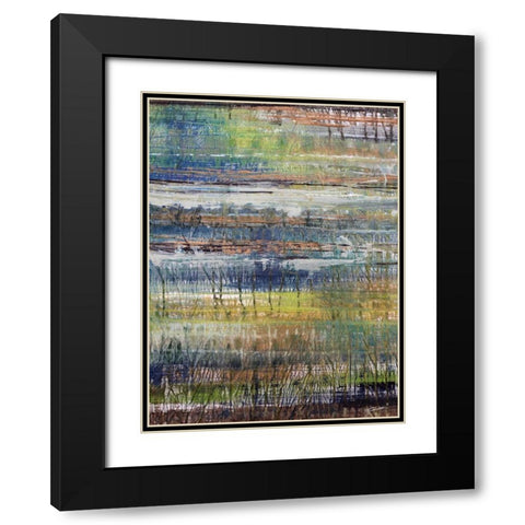 Rushes II Black Modern Wood Framed Art Print with Double Matting by Butler, John