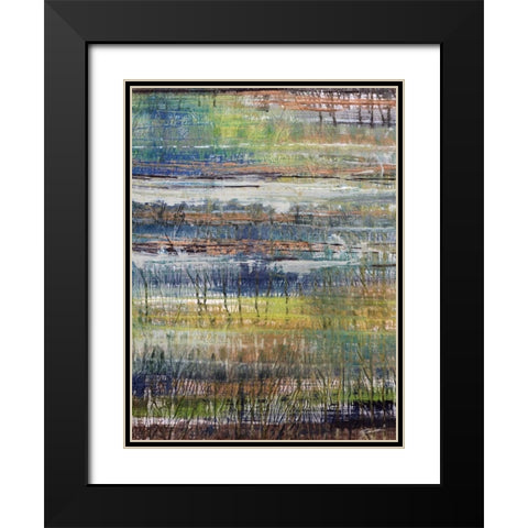 Rushes II Black Modern Wood Framed Art Print with Double Matting by Butler, John