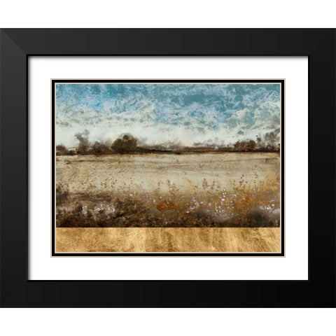 Infinite Pasture Black Modern Wood Framed Art Print with Double Matting by OToole, Tim