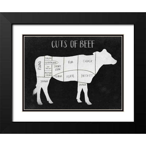 Farm to Table I Black Modern Wood Framed Art Print with Double Matting by Popp, Grace