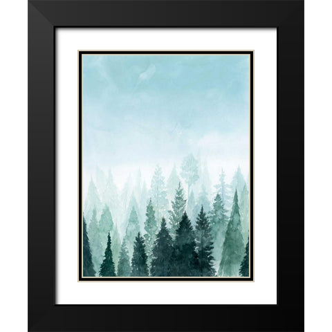 Into the Trees I Black Modern Wood Framed Art Print with Double Matting by Popp, Grace