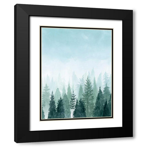 Into the Trees II Black Modern Wood Framed Art Print with Double Matting by Popp, Grace