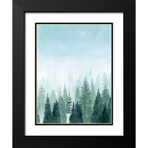 Into the Trees II Black Modern Wood Framed Art Print with Double Matting by Popp, Grace