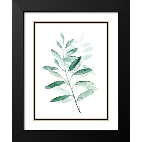 Serene Reed I Black Modern Wood Framed Art Print with Double Matting by Popp, Grace