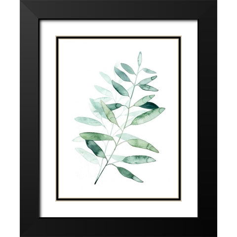 Serene Reed II Black Modern Wood Framed Art Print with Double Matting by Popp, Grace