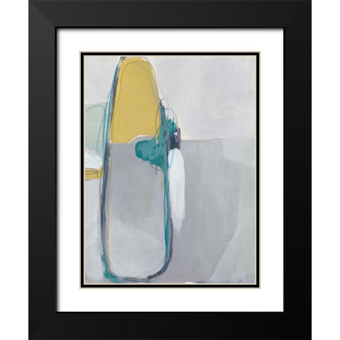 Closed System II Black Modern Wood Framed Art Print with Double Matting by Vess, June Erica