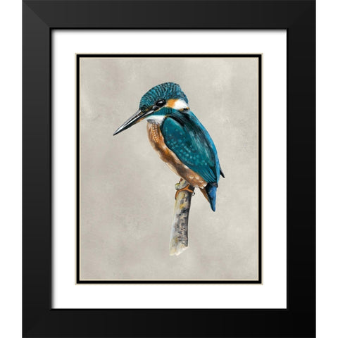 Winged Beauty I Black Modern Wood Framed Art Print with Double Matting by McCavitt, Naomi