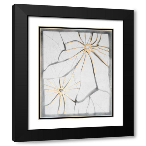 Glass Florets I Black Modern Wood Framed Art Print with Double Matting by Lam, Vanna
