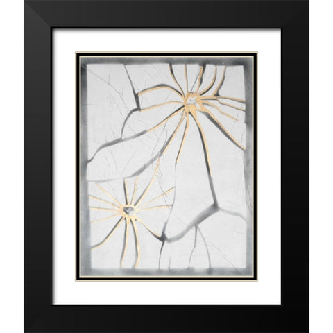 Glass Florets I Black Modern Wood Framed Art Print with Double Matting by Lam, Vanna