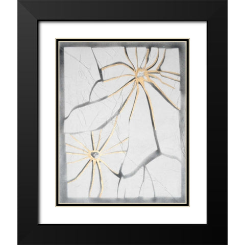 Glass Florets III Black Modern Wood Framed Art Print with Double Matting by Lam, Vanna