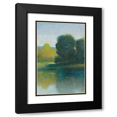 Last Light II Black Modern Wood Framed Art Print with Double Matting by OToole, Tim