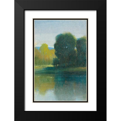 Last Light II Black Modern Wood Framed Art Print with Double Matting by OToole, Tim