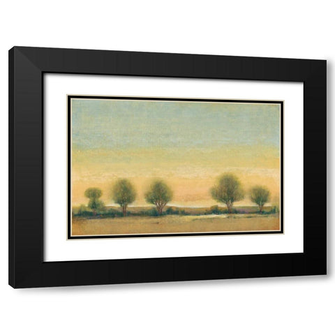 Morning Sun II Black Modern Wood Framed Art Print with Double Matting by OToole, Tim