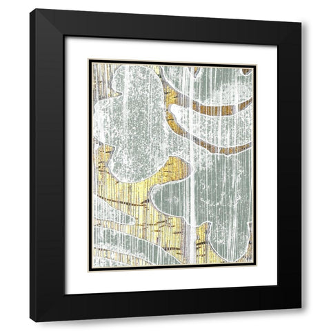 Oro Essence II Black Modern Wood Framed Art Print with Double Matting by Vess, June Erica