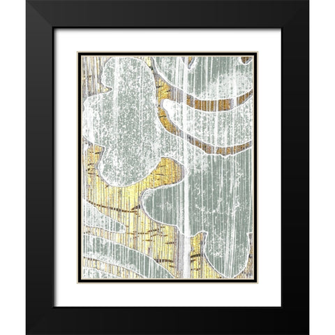 Oro Essence II Black Modern Wood Framed Art Print with Double Matting by Vess, June Erica