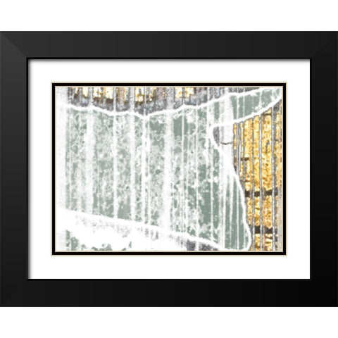 Oro Essence III Black Modern Wood Framed Art Print with Double Matting by Vess, June Erica