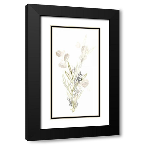 Botanica Whimsy II Black Modern Wood Framed Art Print with Double Matting by Vess, June Erica