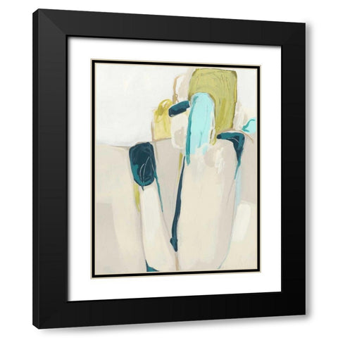 Process Transition I Black Modern Wood Framed Art Print with Double Matting by Vess, June Erica