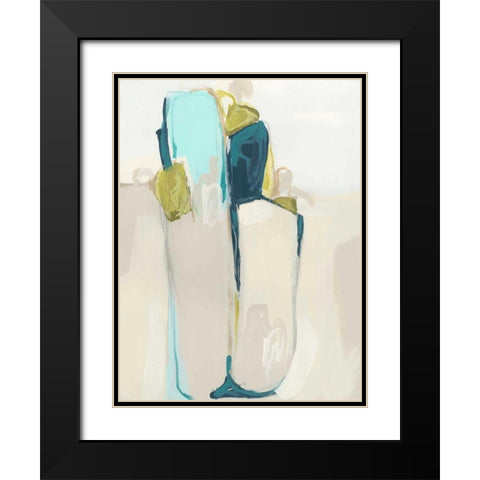Process Transition II Black Modern Wood Framed Art Print with Double Matting by Vess, June Erica