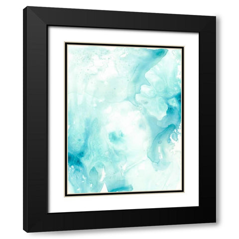 Emulsion I Black Modern Wood Framed Art Print with Double Matting by Vess, June Erica