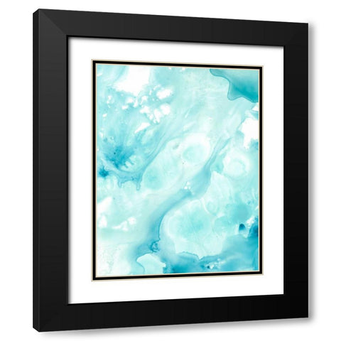 Emulsion II Black Modern Wood Framed Art Print with Double Matting by Vess, June Erica