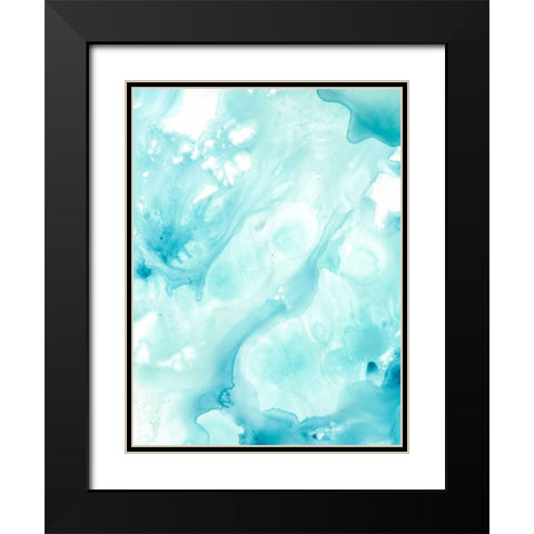 Emulsion II Black Modern Wood Framed Art Print with Double Matting by Vess, June Erica