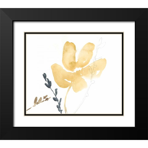 Branch Contours III Black Modern Wood Framed Art Print with Double Matting by Goldberger, Jennifer