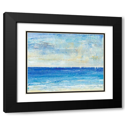 A Perfect Day to Sail I Black Modern Wood Framed Art Print with Double Matting by OToole, Tim