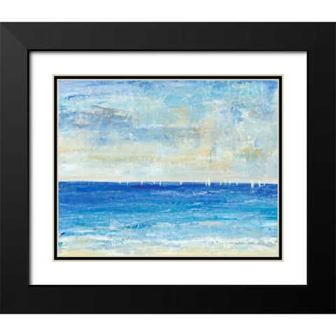 A Perfect Day to Sail I Black Modern Wood Framed Art Print with Double Matting by OToole, Tim