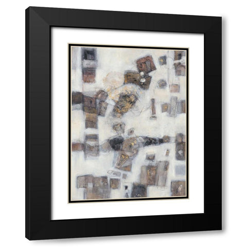 Mystic Universe I Black Modern Wood Framed Art Print with Double Matting by Crawford, Beverly
