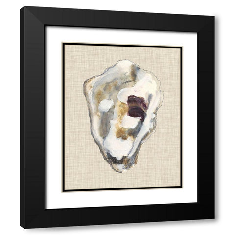 Oyster Shell Study II Black Modern Wood Framed Art Print with Double Matting by Willett, Michael