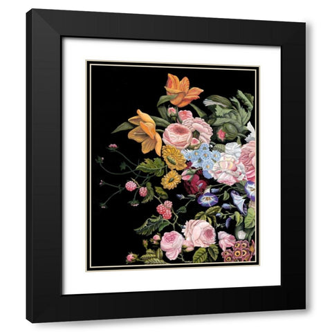 Baroque Diptych I Black Modern Wood Framed Art Print with Double Matting by McCavitt, Naomi