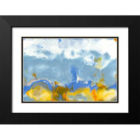 Sun Up I Black Modern Wood Framed Art Print with Double Matting by Ludwig, Alicia