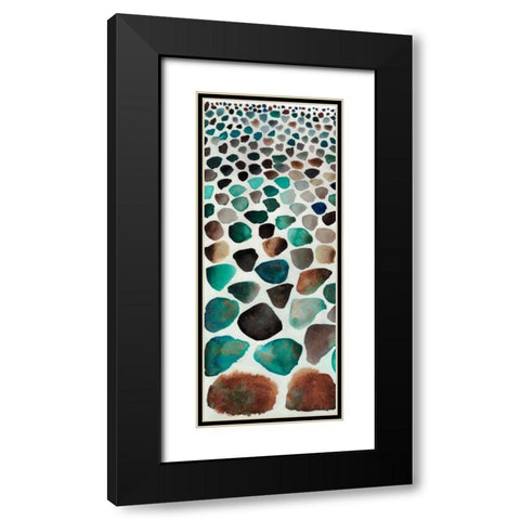 Stone Path I Black Modern Wood Framed Art Print with Double Matting by Ludwig, Alicia