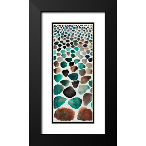 Stone Path I Black Modern Wood Framed Art Print with Double Matting by Ludwig, Alicia