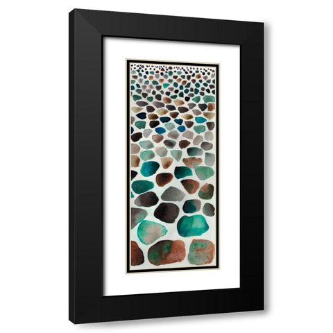 Stone Path II Black Modern Wood Framed Art Print with Double Matting by Ludwig, Alicia