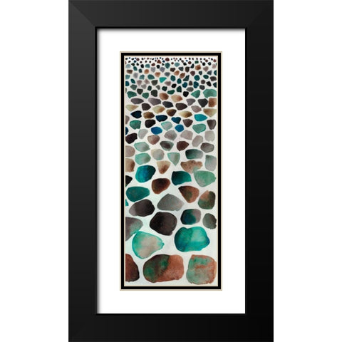 Stone Path II Black Modern Wood Framed Art Print with Double Matting by Ludwig, Alicia
