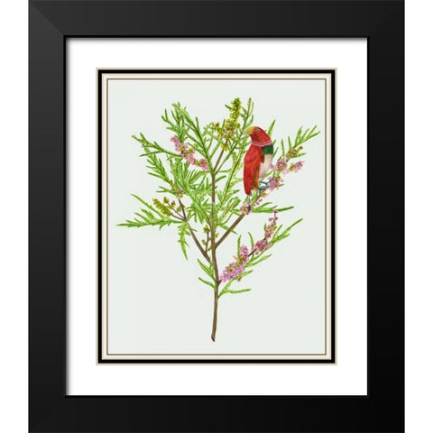 Urtica Cannabina I Black Modern Wood Framed Art Print with Double Matting by Wang, Melissa