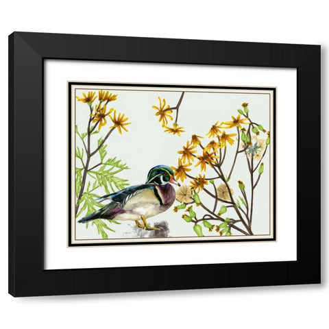 Old Man in the Spring II Black Modern Wood Framed Art Print with Double Matting by Wang, Melissa