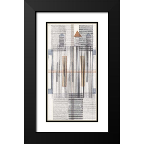 Pinnacle I Black Modern Wood Framed Art Print with Double Matting by Galapon, Nikki