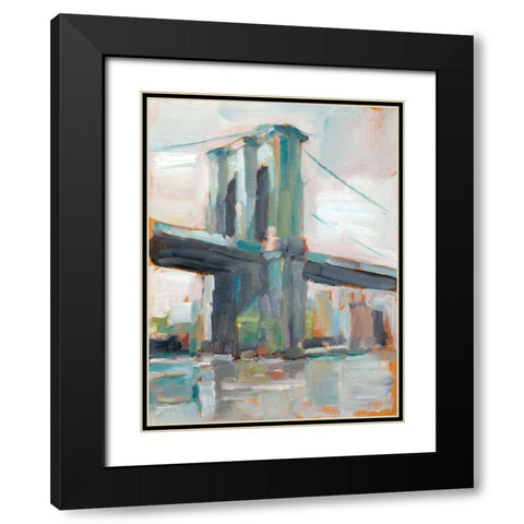 Contemporary Bridge II Black Modern Wood Framed Art Print with Double Matting by Harper, Ethan
