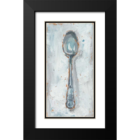 Impressionist Flatware I Black Modern Wood Framed Art Print with Double Matting by Harper, Ethan