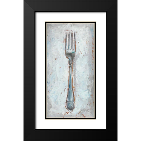 Impressionist Flatware II Black Modern Wood Framed Art Print with Double Matting by Harper, Ethan