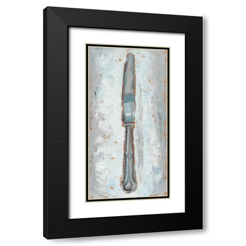 Impressionist Flatware III Black Modern Wood Framed Art Print with Double Matting by Harper, Ethan
